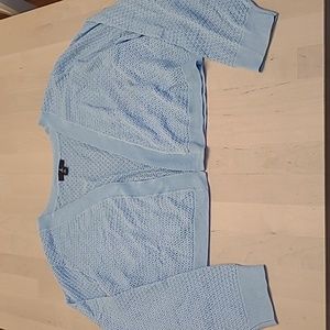 LIKE NEW Jason Wu Crocheted Open Front Cropped Cardigan